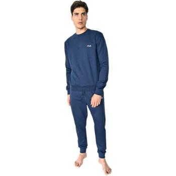 Fila FRENCH TERRY PYJAMAS M Férfi pizsama, sötétkék, méret kép