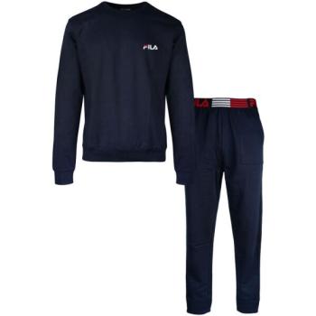 Fila IN COTTON BRUSHED FLEECE Férfi pizsama, sötétkék, méret kép