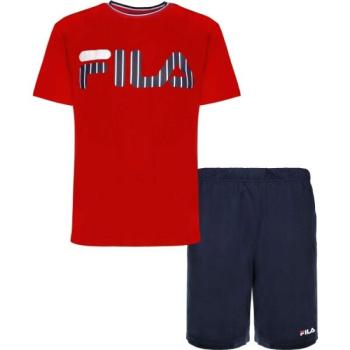 Fila JERSEY SHORTS PYJAMAS SS M Férfi pizsama, piros, méret kép