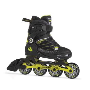 FILA SKATES-WIZY ALU BLACK/LIME Fekete 32/35 2022 kép