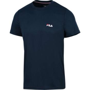 Fila T-SHIRT LOGO SMALL Férfi póló, sötétkék, méret kép