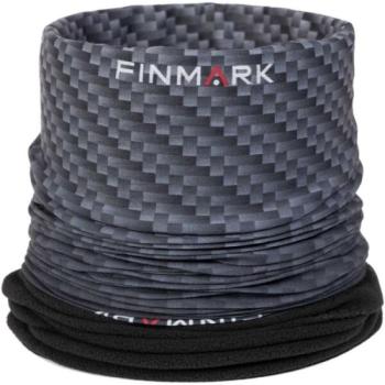 Finmark FSW-217 Multifunkcionális kendő fleece résszel, sötétszürke, méret kép