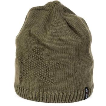 Finmark WINTER HAT Női kötött téli sapka, khaki, méret kép