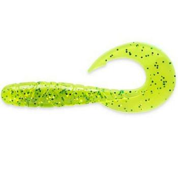 FISHUP_MIGHTY GRUB 3.5&quot; (7PCS.), - 026 - FLO CHARTREUSE/GREEN kép