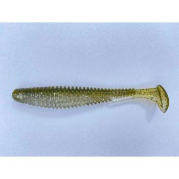 FISHUP_U-SHAD 4&quot; (8PCS.), - 202 - GREEN PUMPKIN/PEARL kép