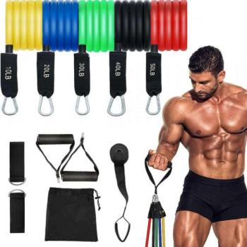 Fitbody Fitness Gumikötél Rezisztencia Ezdéshez 11 db-os (Színes) kép