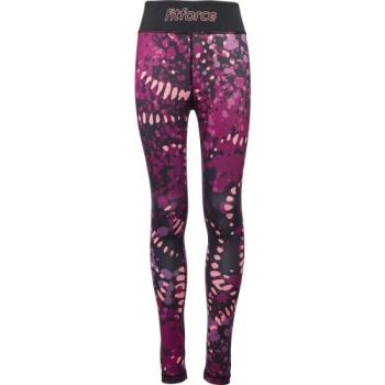 Fitforce GALLIA Lány fitnesz leggings, fekete, méret kép