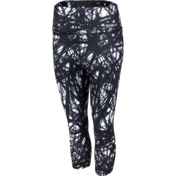 Fitforce LOGANE Női 3/4-es fitnesz legging, fekete, méret kép