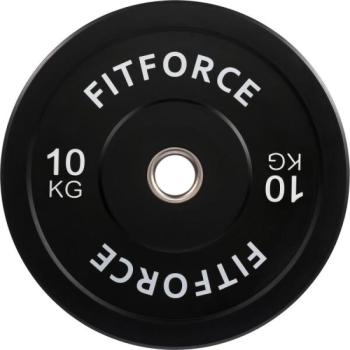 Fitforce PLRO 10 KG x 50 MM Súlyzótárcsa, fekete, méret kép