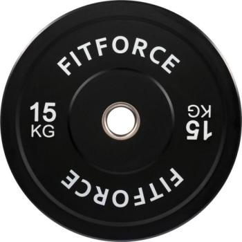 Fitforce PLRO 15 KG x 50 MM Súlyzótárcsa, fekete, méret kép