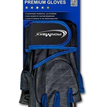 Fitness kesztyű csuklószorítós Premium Gloves - IronMaxx® kép