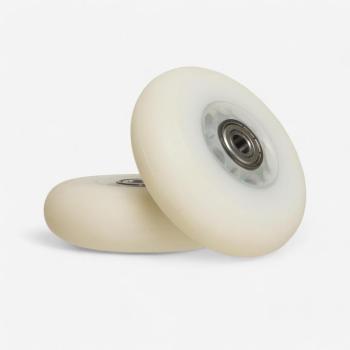 Fitnesz görkorcsolya kerék 76 mm, 82A, csapággyal, 2 db, világít Oxelo kép