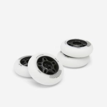 Fitnesz görkorcsolya kerék FIT, 80 mm, 80A, 4 db, fehér Oxelo kép