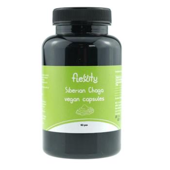 Flexity Siberian chaga 60 vegán kapszula (300mg/kapszula) kép