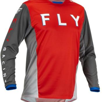 Fly Racing dres Kinetic Kore, 2023 červená/šedá kép