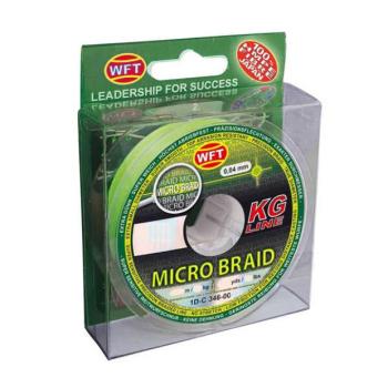 Fonott zsinór wft micro braid 150 m uv zöld 0,06 kép