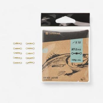 Forgókapocs tengeri horgászathoz Swivel Brass, réz, 10 db Caperlan kép