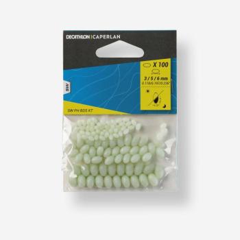 Foszforeszkáló gyöngy surfcasting horgászathoz, 100 db Caperlan kép