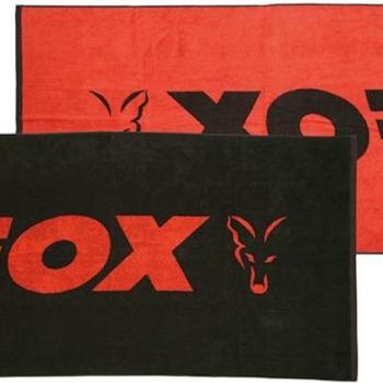 FOX Beach Towel Black/Orange kép