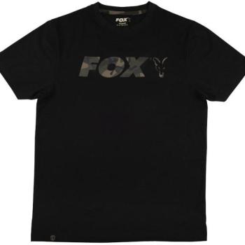 FOX Black/Camo Print T-Shirt kép