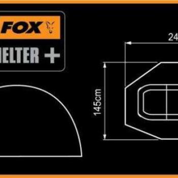 Fox easy shelter+ 240x145x122cm horgász sátor kép