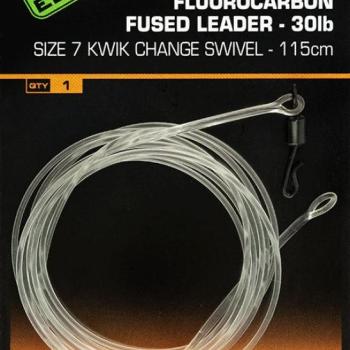 FOX Fluorocarbon Fused vezető Kwik Change Swivel 30lb méret 7 115cm kép