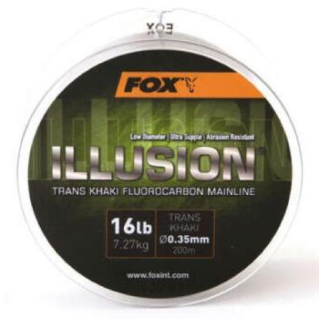 Fox illusion® mainline - trans khaki  19lb/0.39mm fluorcarbon zsinór kép