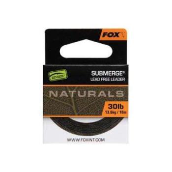 Fox naturals submerge leader x10m 30lb/13.6k fonott előkezsinór kép