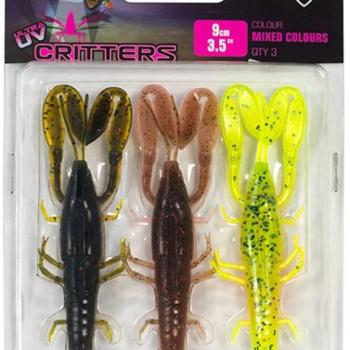 FOX Rage Critters 9 cm UV Mixed Colours 3 db kép