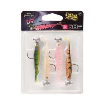 Fox rage new slick shad loaded mixed uv colour packs slick shad 7... kép