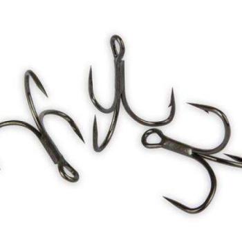 Fox rage predator x-strong powerpoint semi-barbed trebles size 4... kép