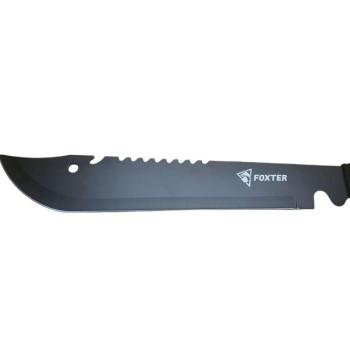 Foxter machete irtáshoz, vágáshoz és aprításhoz, 50 cm, tok, fekete kép