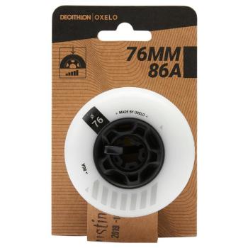 Freeride görkorcsolyakerék 76 mm, 86A, 4 db, fehér Oxelo kép