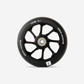 Freestyle roller kerék, alu PU, 120 mm, fekete Decathlon kép