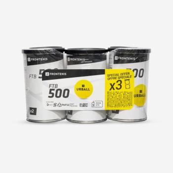 Fronttenisz labda FTB 860, 3x2 db, sárga Urball kép