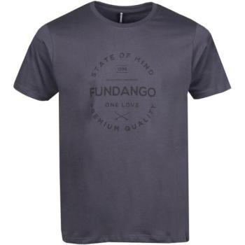 FUNDANGO BASIC T LOGO-4 T-SHIRT Férfi póló, sötétszürke, méret kép