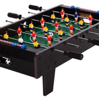 GamesPlanet® Csocsóasztal mini CHELSEA Fekete 70 x 37 cm kép