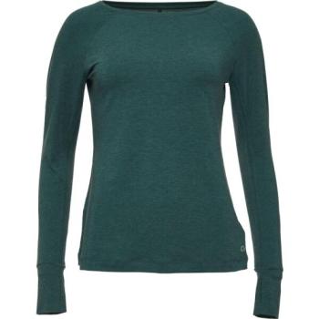 GAP BREATHE LS BOATNECK TOP Női felső, sötétzöld, méret kép