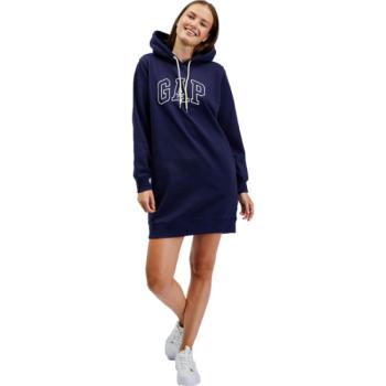 GAP HOODIE DRESS Női pulóverruha, sötétkék, méret kép