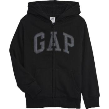 GAP INSULATED FULLZIP LOGO Fiú pulóver, fekete, méret kép