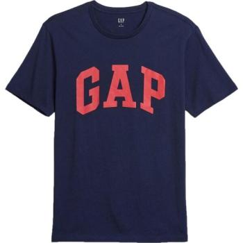 GAP V-BASIC LOGO T Férfi póló, sötétkék, méret kép