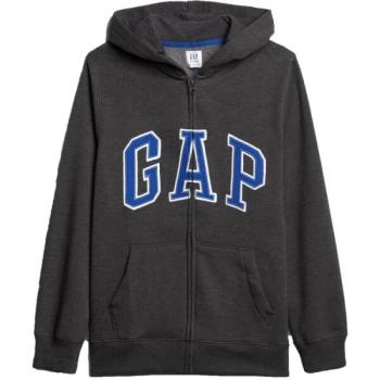 GAP V-NEW FZ GAP ARCH HOOD Fiú cipzáras felső, sötétszürke, méret kép