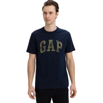 GAP V-SS CAMO ARCH LOGO TEE Férfi póló, sötétkék, méret kép