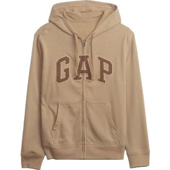 GAP XLS FT ARCH FZ HD Férfi pulóver, bézs, méret kép