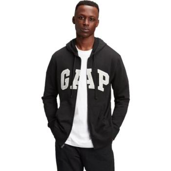 GAP XLS FT ARCH FZ HD Férfi pulóver, fekete, méret kép