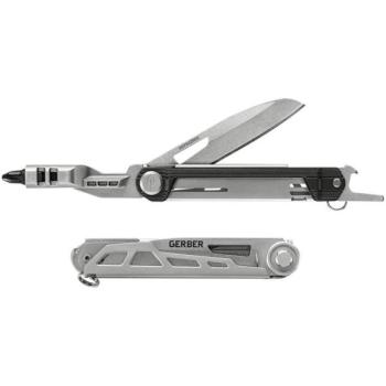 Gerber ARMBAR SLIM DRIVE Multifunkciós zsebkés, ezüst, méret kép