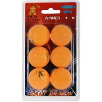 Giant Dragon ORG PI PO MICKY 6PCS Pingpong labda, narancssárga, méret kép