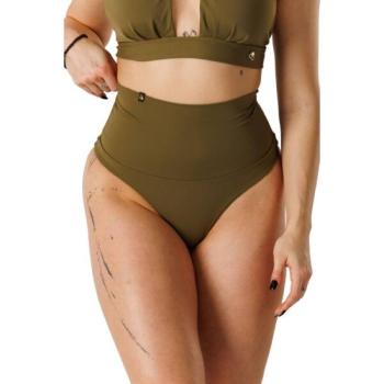 GOLDBEE SHAPEWEAR SWIMWEAR BOTTOMS Női karcsúsító bikini alsó, sötétzöld, méret kép