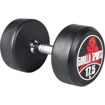 Gorilla Sports Egykezes súlyzó 2 x 17,5 kg  piros/fehér kép