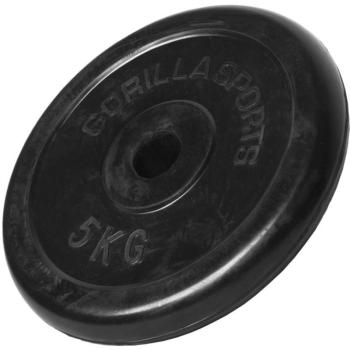 Gorilla Sports Gumírozott súlytárcsa 5 kg kép